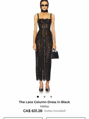 Helsa Lace Column Dress